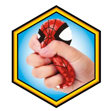Squish Bola Marvel Spider Man Toyng Macia para Apertar 6+ Anos 1 Unidade