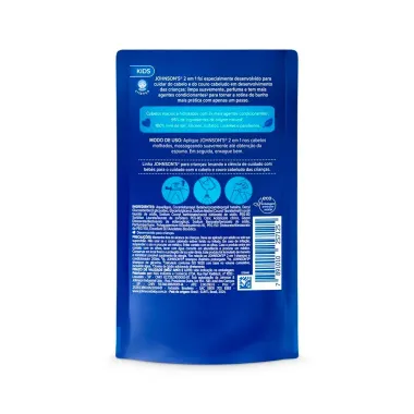 Shampoo e Condicionador Johnson's Kids 2 em 1 Refil 180ml