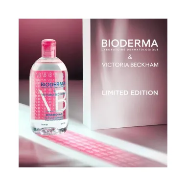 Sensibio H2O Bioderma e Victoria Beckham &Aacute;gua Micelar Demaquilante Calmante Edi&ccedil;&atilde;o Limitada 500ml
