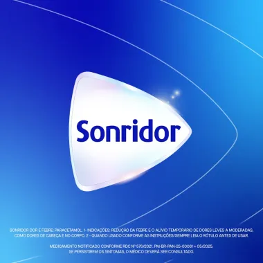Sonridor 750mg Dor e Febre com 10 Comprimidos