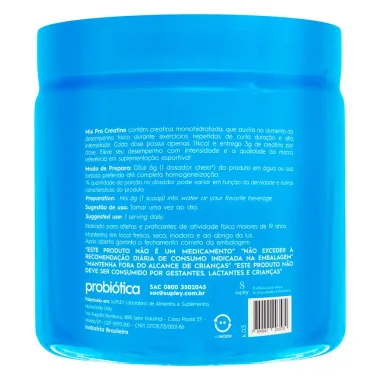 Creatina em P&oacute; Probi&oacute;tica Mix Pro Creatine 300g