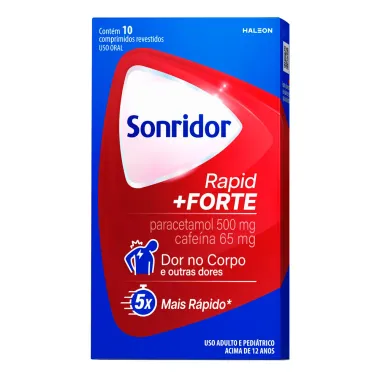 Sonridor Rapid + Forte Dor no Corpo com 10 Comprimidos Revestidos