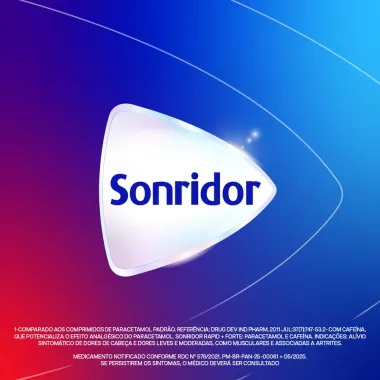 Sonridor Rapid + Forte Dor no Corpo com 4 Comprimidos Revestidos