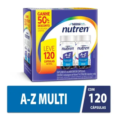 Suplemento Alimentar Nutren A-Z Multivitam&iacute;nico 120 C&aacute;psulas
