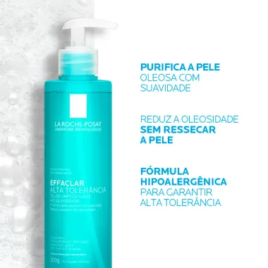 Gel de Limpeza Suave Effaclar Alta Tolerância com 20% de Desconto 300g