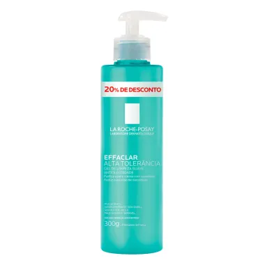 Gel de Limpeza Suave Effaclar Alta Tolerância com 20% de Desconto 300g