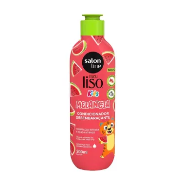 Kit Meu Liso Kids Salon Line Melancia Shampoo Suave 300ml e Condicionador 200ml