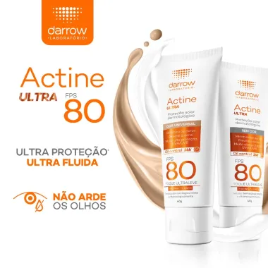 Protetor Solar Actine Ultra FPS 80 Sem Cor 40g