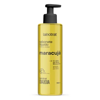 Sabonete Líquido Rosto e Corpo Labotrat Dia a Dia Maracujá 190ml