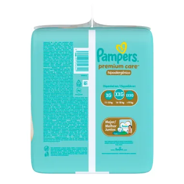 Fralda Pampers Premium Care Tamanho XXG 84 Unidades Descartáveis