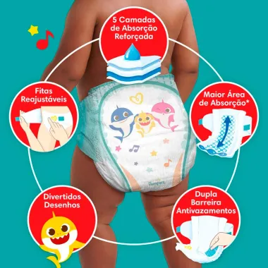 Fralda Pampers Super Sequinha XG 70 Unidades