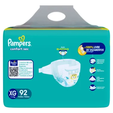 Fralda Pampers Super Sequinha XG 92 Unidades