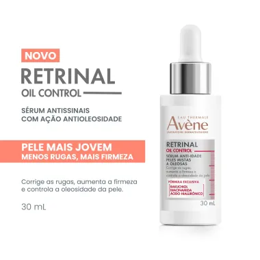Sérum Anti Idade Avène Retrinal Oil Control Peles Mistas e Oleosas 30ml