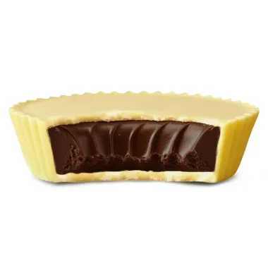 Bombom Lowy 7,1g de Prote&iacute;na Cups Chocolate Branco com Recheio Creme de Avel&atilde; Zero 42g