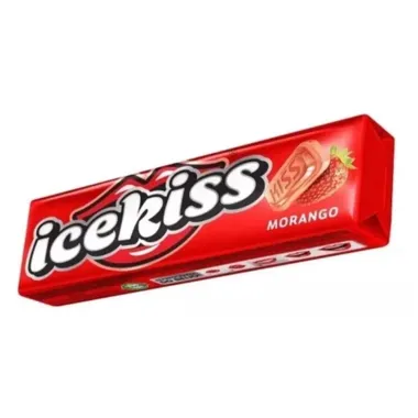 Bala Icekiss Sabor Morango 29g