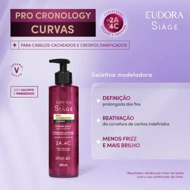 Gelatina Modeladora Crono Jelly Eudora Siàge Pro Cronology Curvas 300ml