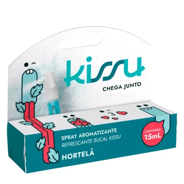 Spray Refrescante Bucal Kissu Rick And Morty Hortelã 15ml