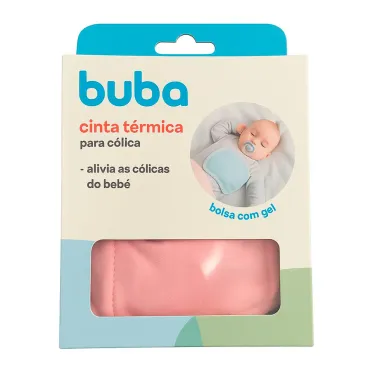 Cinta Térmica para Cólica Buba 0+ Meses Rosa1 Unidade
