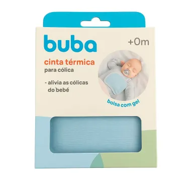 Cinta Térmica para Cólica Buba 0+ Meses Azul 1 Unidade