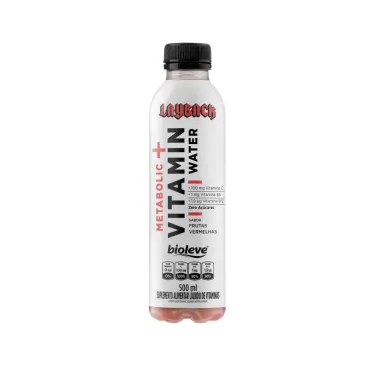 Suplemento Alimentar Líquido Layback Immunity+ Vitamin Water Sabor Frutas Vermelhas 500ml