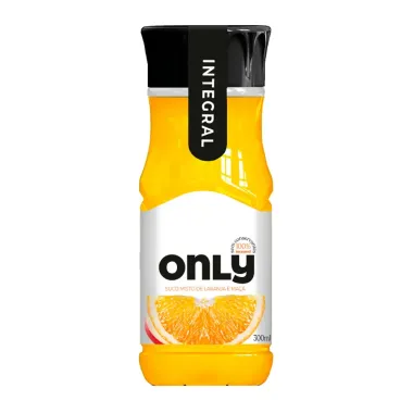 Suco Integral Only Sabor Misto Laranja e Maçã 300ml