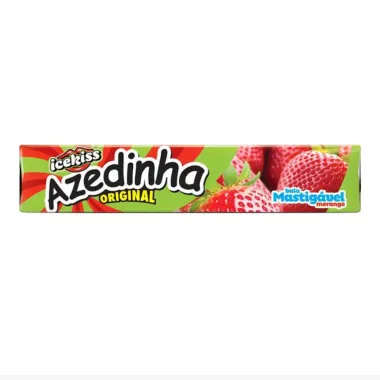 Bala icekiss Azedinha Original Mastigável Morango 35g