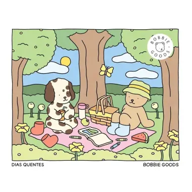 Livro Dias Quentes Bobbie Goods para Colorir
