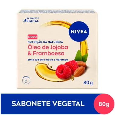 Sabonete Nivea Óleo de Jojoba e Framboesa 80g
