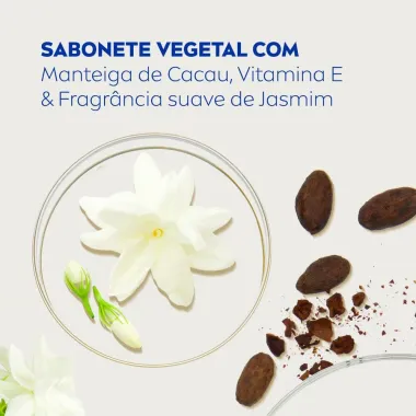 Sabonete Vegetal NIVEA Nutri&ccedil;&atilde;o Da Natureza Manteiga De Cacau & Jasmim 80g