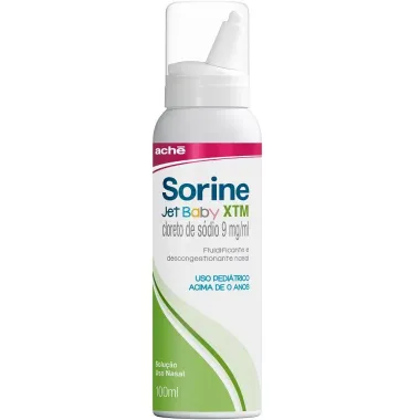 Sorine Jet Baby XTM 360&deg; Solu&ccedil;&atilde;o Nasal Spray 100ml