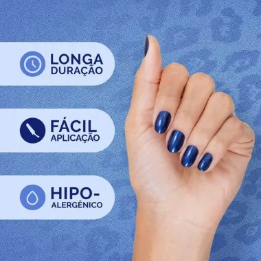 Esmalte Risqué Chilli Beans Metálico Cor Asas para Liberdade 8ml