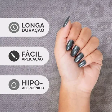 Esmalte Risqué Chilli Beans Metálico Cor Profundezas do Meu Eu 8ml