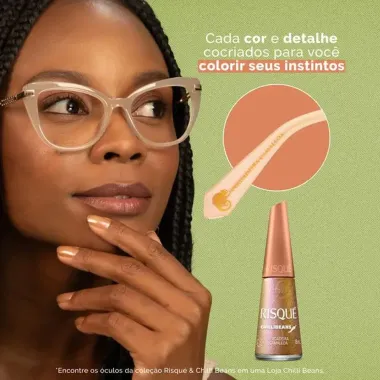 Esmalte Risqué Chilli Beans Efeito Cor Verdadeira Camaleoa 8ml