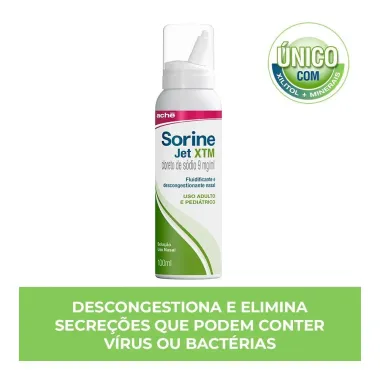 Sorine Jet XTM 360° Solução Nasal Spray 100ml
