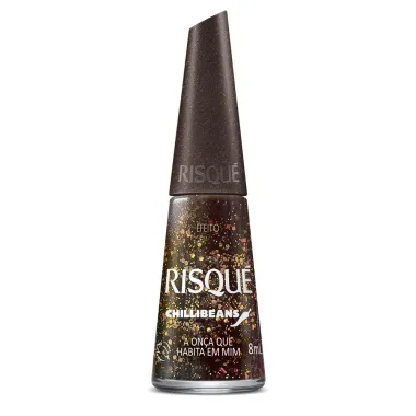 Esmalte Risqué Chilli Beans Efeito Cor A Onça que Habita em Mim 8ml