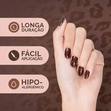 Esmalte Risqué Chilli Beans Efeito Cor A Onça que Habita em Mim 8ml