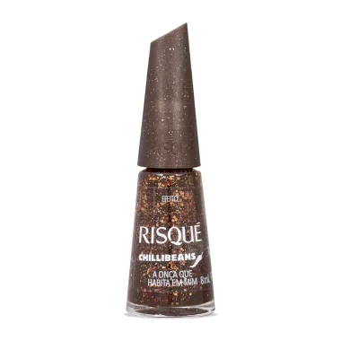 Esmalte Risqué Chilli Beans Efeito Cor A Onça que Habita em Mim 8ml