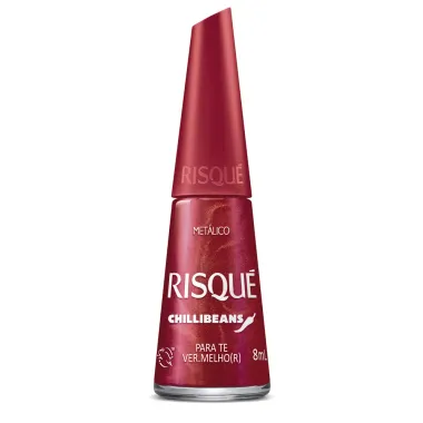 Esmalte Risqué Chilli Beans Metálico Cor Para Te Ver Melhor 8ml