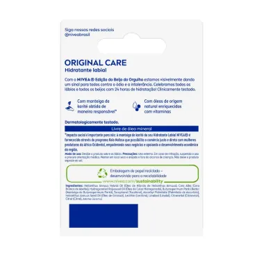Hidratante Nivea Original Care Beyou Orgulho 4,8g