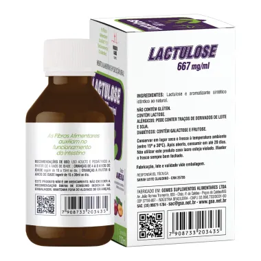 Lactulose 667mg/ml com Ameixa 120ml
