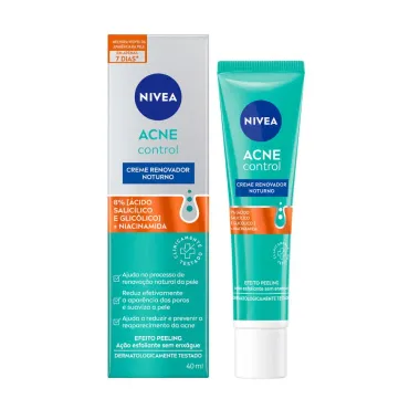 Creme Nivea Acne Control Renovador Noturno 40ml