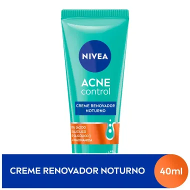 Creme Nivea Acne Control Renovador Noturno 40ml