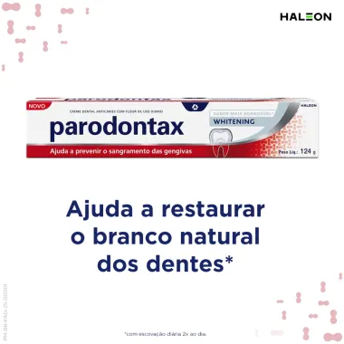 Creme Dental Parodontax Branqueador 124g