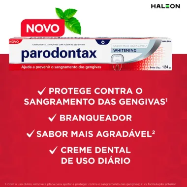 Creme Dental Parodontax Branqueador 124g