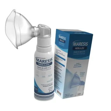 Maresis Nebules Uso Inalatório Adulto e Pediátrico 47ml com 1 Adaptador e 1 Inalador