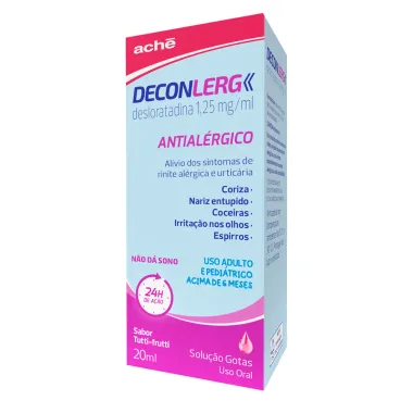 DeconLerg 1,25mg/ml Sabor Tutti Frutti Gotas com 20ml