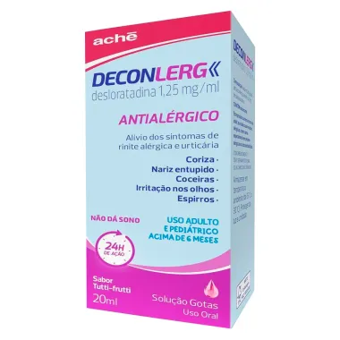 DeconLerg 1,25mg/ml Sabor Tutti Frutti Gotas com 20ml