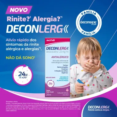 DeconLerg 1,25mg/ml Sabor Tutti Frutti Gotas com 20ml