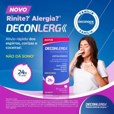 Deconlerg 5mg com 10 Comprimidos Revestidos
