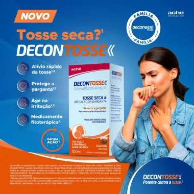 Decontosse 40mg/ml Suspens&atilde;o Oral 100ml + Copo Dosador